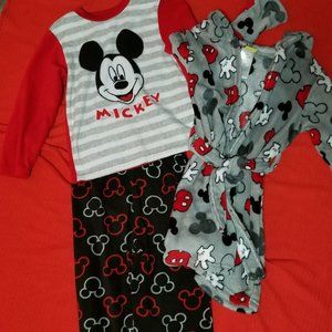 Mickey Mouse 3 piece PJ'S Set
